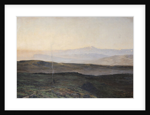 View of the Pyrenees from Plague by Edmond Yarz