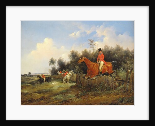 Hunting Scene by Bernard Edouard Swebach