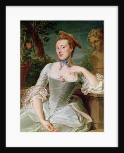 Portrait of an unknown woman by Pompeo Girolamo Batoni