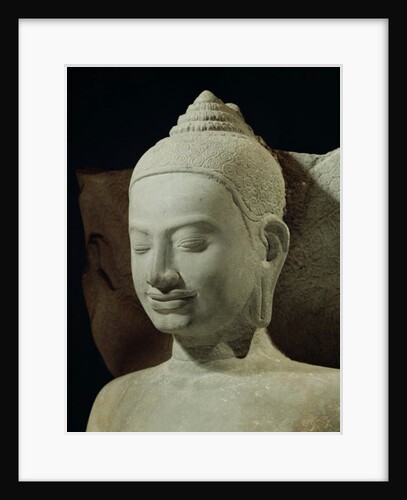 Buddha in Meditation on the Naga King, Mucilinda by Cambodian Cambodian