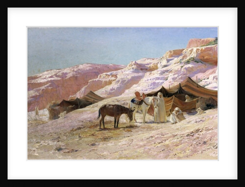 Bedouin Camp in the Dunes by Eugene Alexis Girardet