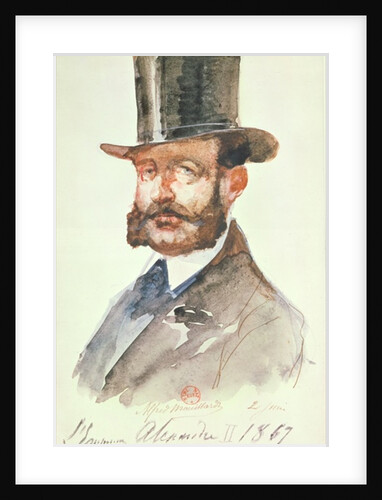 Emperor Alexander II at the Races, 2nd June 1867 by Alfred Mouillard
