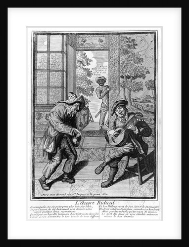 Harlequin and Scaramouche by French School