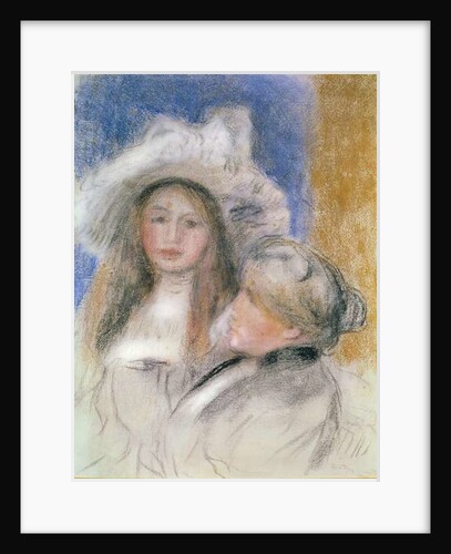 Berthe Morisot and her Daughter Julie Manet by Pierre Auguste Renoir