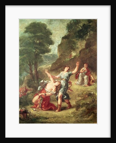 Orpheus and Eurydice, Spring from a series of the Four Seasons, 1862 by Ferdinand Victor Eugene Delacroix