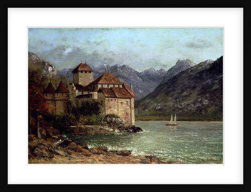 The Chateau de Chillon, 1875 by Gustave Courbet