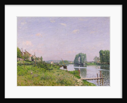 Ile Saint-Denis, 1872 by Alfred Sisley