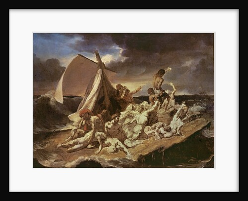 Second study for the Raft of the Medusa by Theodore Gericault