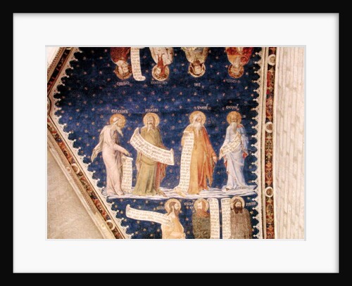 The Prophets Ezekiel, Jeremiah, Isaiah and Moses, from La Salle de la Grande Audience c.1353 by Matteo di Giovanetto da Viterbo