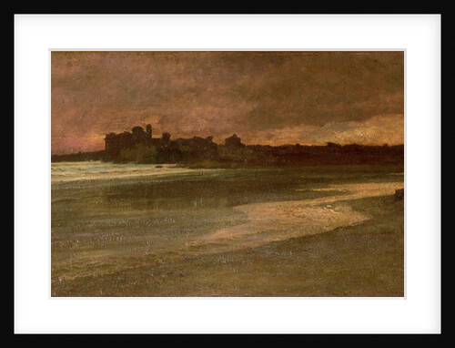 Nettuno, Evening on the Beach by Antoine Auguste Ernest Herbert or Hebert