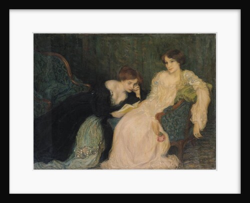 Intimacy by Edmond-Francois Aman-Jean