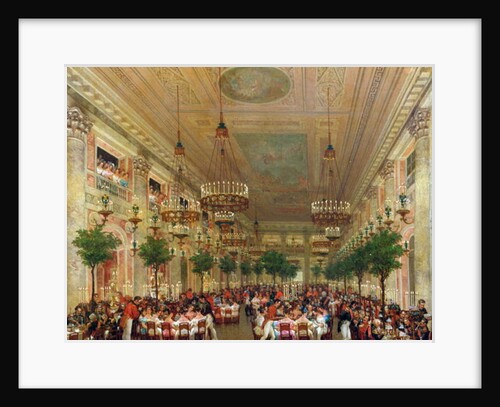 Feast at the Tuileries to Celebrate the Marriage of Leopold I to Princess Louise of Orleans 1832 by Le Baron Attalin