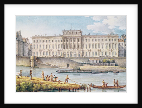 View of the Hotel des Monnaies at the Confluence of the Two Branches of the Seine by Victor Jean Nicolle