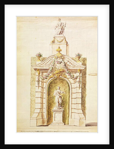 Project for the Fire of St. John, 1741 by P. L. & L. C. Dumesnil