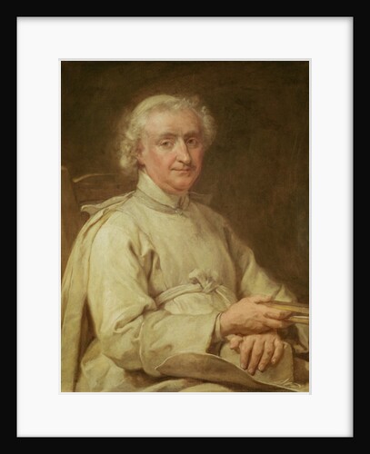 Portrait of a Canon Holding a Book by Eustache Restout