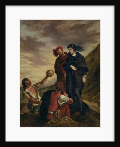 Hamlet and Horatio in the Cemetery by Ferdinand Victor Eugene Delacroix