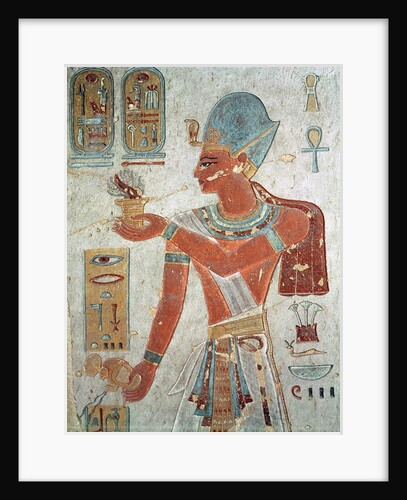 Ramesses III in battle dress by Egyptian 19th Dynasty