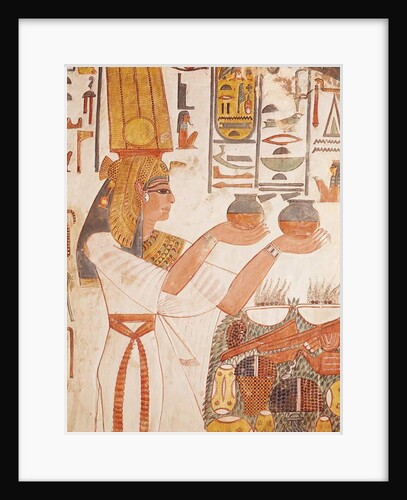 Nefertari Making an Offering by Egyptian 19th Dynasty