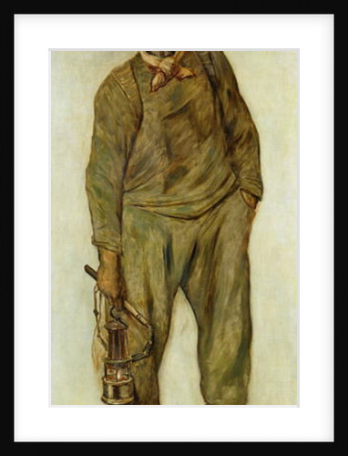 A Miner by Constantin Emile Meunier