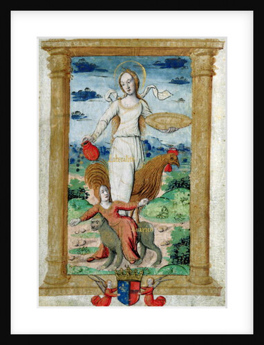 CL 22718 B Generosity Against Avarice by French School