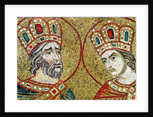 King David with his son Solomon, detail by Veneto-Byzantine School