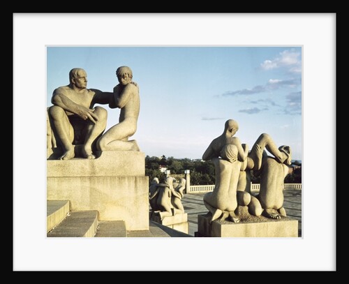 Detail of a group of sculptures by Gustav Vigeland