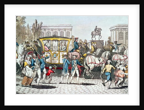 The Entry of Louis XVI into Paris, 6th October 1789 by English School