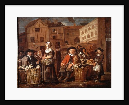 Market Scene by Jean Michelin