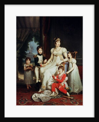 Caroline Bonaparte and her Children by Francois Pascal Simon Baron Gerard