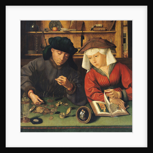 The Money Lender and his wife, 1514 by Quentin Massys or Matsys