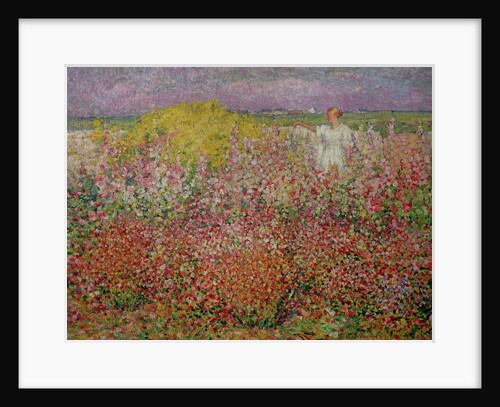 Mrs. Russell Amongst the Flowers at Belle Isle, 1927 by John Peter Russell