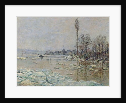 Breakup of Ice, 1880 by Claude Monet
