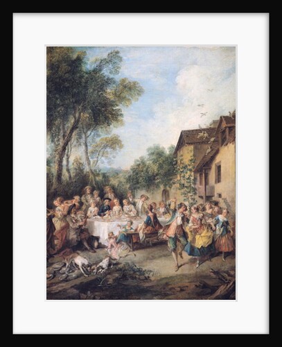 Wedding Feast in the Village by Nicolas Lancret