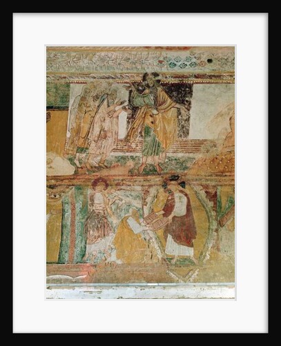 Noah's Ark and Moses with the Tablets of the Law by French School