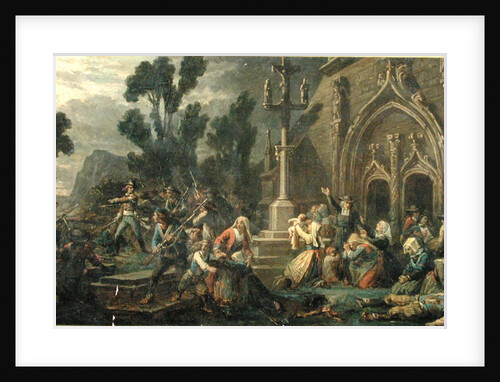 Chouans in the Vendee, 19th century by French School