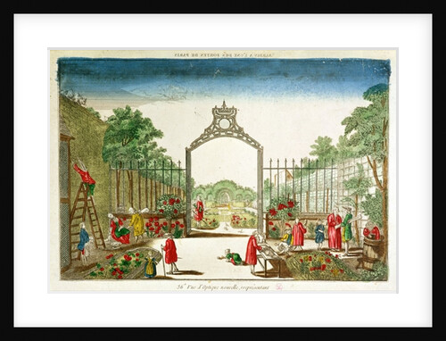 A Market Garden at One of the Gates of Paris by French School