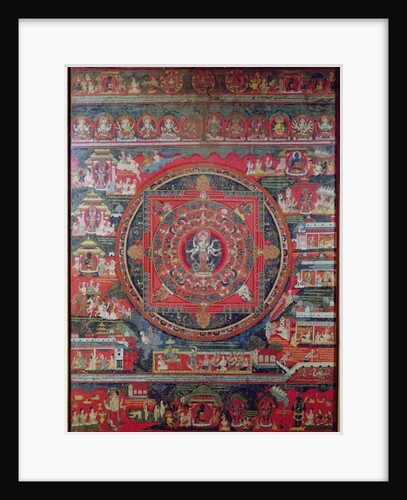 Mandala of Amoghapasa by Nepalese School