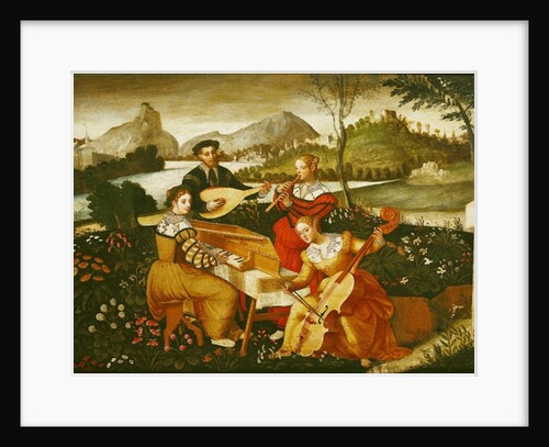 The Outdoor Concert by Italian School