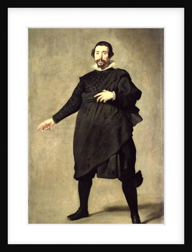 Portrait of the Buffoon Pablo de Valladolid, c.1632 by Diego Rodriguez de Silva y Velazquez