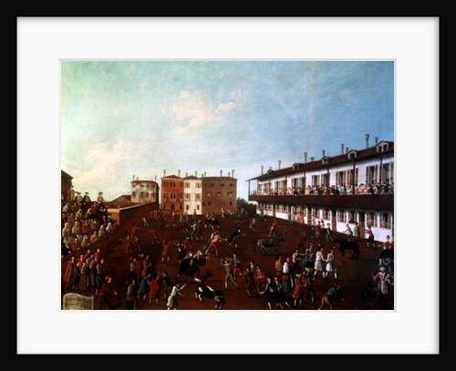The Bull Race at San Giobbe, Venice by Gabriele Bella