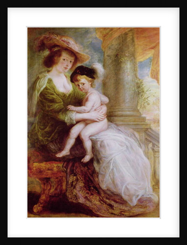 Helene Fourment and her son Frans by Peter Paul Rubens