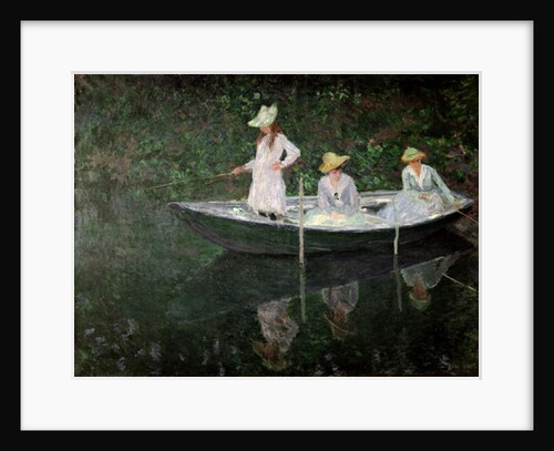 The Boat at Giverny, c.1887 by Claude Monet