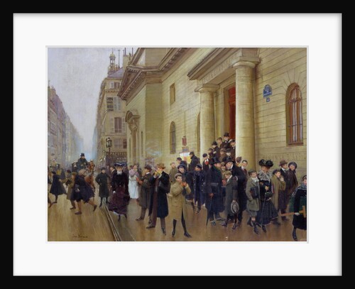 Leaving the Lycee Condorcet, 1903 by Jean Beraud