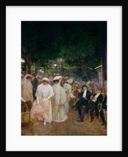 The Gardens of Paris, or The Beauties of the Night, 1905 by Jean Beraud