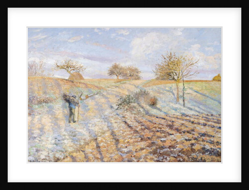 White Frost, 1873 by Camille Pissarro