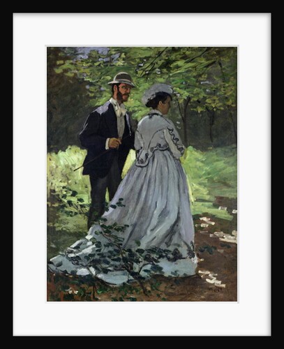 The Promenaders, or Bazille and Camille, 1865 by Claude Monet