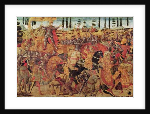 Battle between Darius and Alexander the Great by Italian School