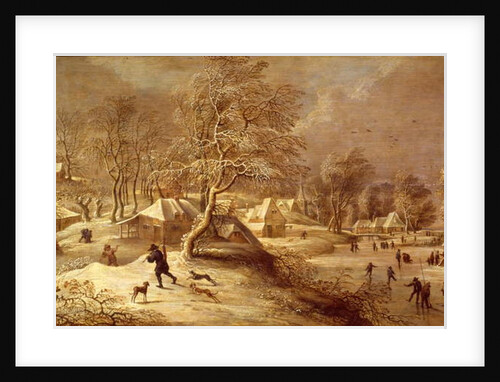 The Old Village under Snow by David the Elder Teniers