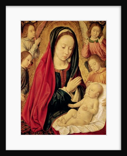 The Virgin and Child Adored by Angels by Master of Moulins