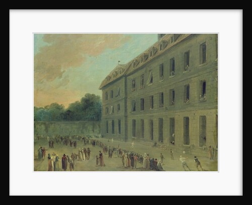 Recreation at the Saint-Lazare Prison by Hubert Robert